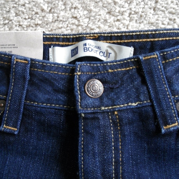 Gap Original Boot Cut Jeans size 2A Dark Rinse - Picture 3 of 5